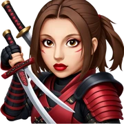 Fierce Samurai sticker