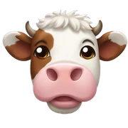 cow sticker