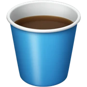 blue J cup sticker