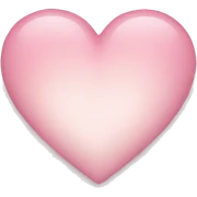 Light pink heart  sticker