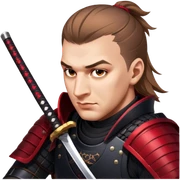Fierce Samurai sticker
