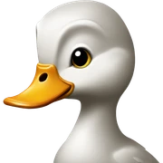 Silly duck sticker