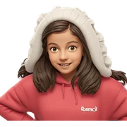 smiling girl in shop sticker