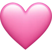 Pink heart sticker