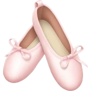 Pale pink ballet shoes sticker
