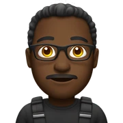 black big people sticker