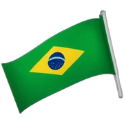 Flag of brazil sticker