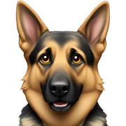 German shepherd  sticker