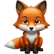 Fox sticker