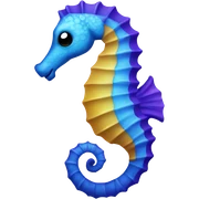 Seahorse sticker