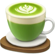 Matcha latte  sticker