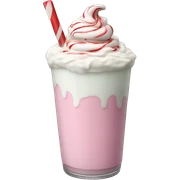 Peppermint milkshake sticker