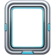 futuristic frame sticker