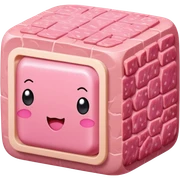 kawaii style SPAM MEAT art landscape  sticker