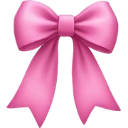 pink bow sticker