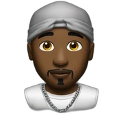 Tupac sticker