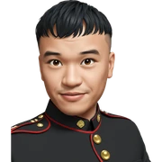 military boy in black uniform sticker