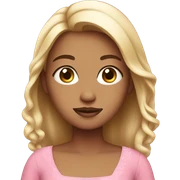 Girl in pink gown sticker