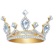 diamond crown tiara sticker