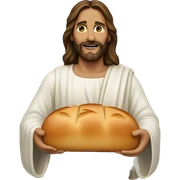 Jesus is the bread of life sticker
