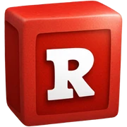 Roblox logo sticker