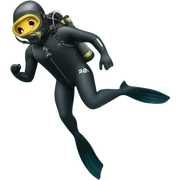Diver sticker
