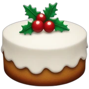 Christmas cake sticker