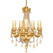 Bridgerton Inspired Emoji : Chandelier – Representing the opulent ballroom settings. sticker