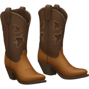 Cowboy boots sticker