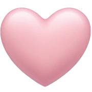 pastel pink heart sticker