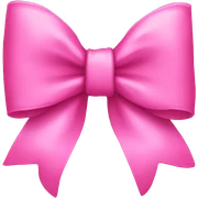Pink bow  sticker