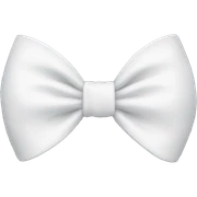 white bow sticker