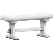 Withe workout bench sticker