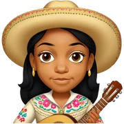 Mariachi Guitarist sticker