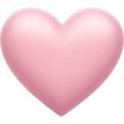 pastel pink heart  sticker