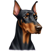 Dobermann  sticker