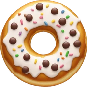 Random frosting donut sticker