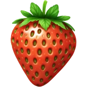 Strawberry sticker