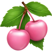 Light pink cherries sticker