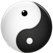 Yin yang  sticker