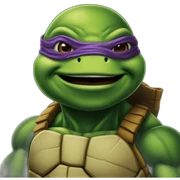 ninja turtle hyper realistic sticker