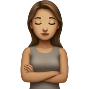 Sleeping brown haired girl sticker