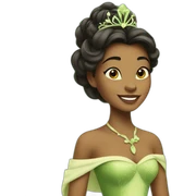 tiana princess sticker