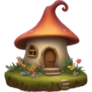 Fairy house sticker
