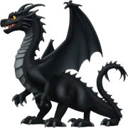 black dragon sticker