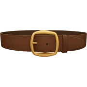 the belt is brown sticker