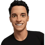 smiling boy in black shirt sticker