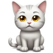 sad kitty sticker