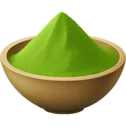 matcha powder sticker