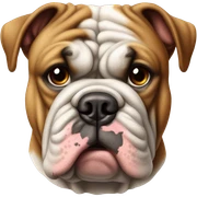 English bulldog sticker